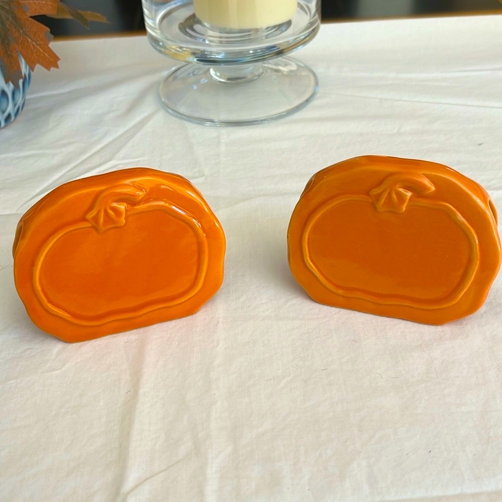 Pumpkin napkin rings